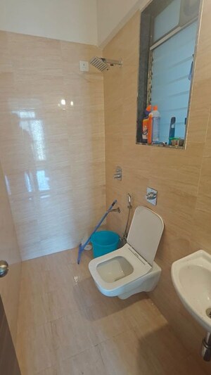 Bathroom in 1 BHK Apartment at Gulmohar CHS Goregaon, Goregaon West – for Sale