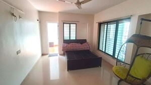 Living Room in 3 BHK Apartment at Mokate Heritage, Kothrud – for Rent