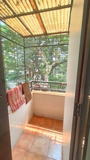 Balcony in 3 BHK Apartment at Mokate Heritage, Kothrud – for Rent