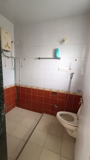 Bathroom in 3 BHK Apartment at Mokate Heritage, Kothrud – for Rent