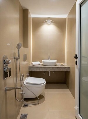Bathroom in 4 BHK Apartment at Action Area Iid – for Rent