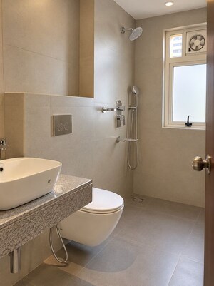 Bathroom in 4 BHK Apartment at Action Area Iid – for Rent