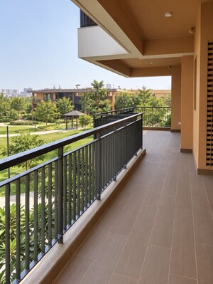 Balcony in 4 BHK Apartment at Action Area Iid – for Rent