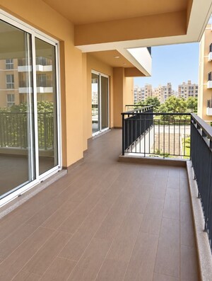 Balcony in 4 BHK Apartment at Action Area Iid – for Rent