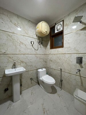 Bathroom in 2 BHK Builder Floor at Neb Sarai – for Rent