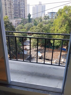 Balcony in 1 BHK Apartment at Ghansoli Sector 6 – for Rent