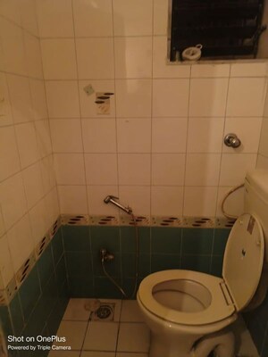Bathroom in 2 BHK Apartment at Sector 16 Kopar Khairane – for Rent