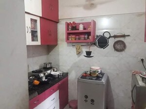 Kitchen in 1 RK Apartment at Sector 16 Ghansoli – for Rent