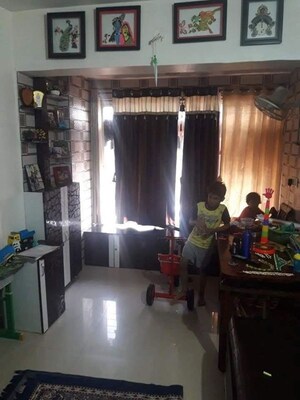Living Room in 1 RK Apartment at Sector 16 Ghansoli – for Rent
