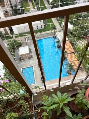 Balcony in 3 BHK Apartment at Mahindra Windchimes, Bannerghatta Road – for Rent