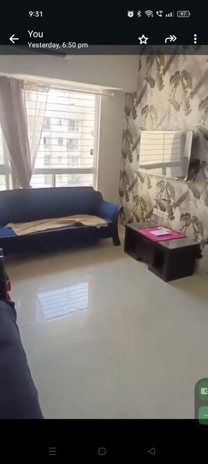 Living Room in 1 BHK Apartment at Lodha Amara, Kolshet Road – for Rent