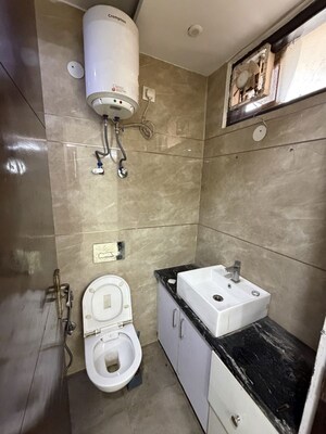 Bathroom in 2 BHK Builder Floor at Patel Nagar – for Rent