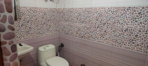 Bathroom in 2 BHK Apartment at Shipra Suncity, Vaibhav Khand – for Rent