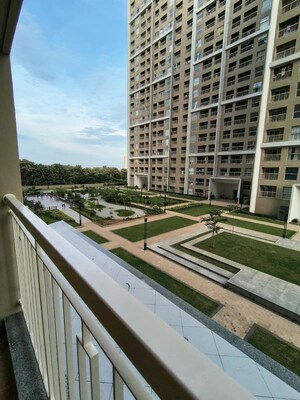 Balcony in 2 BHK Apartment at Sobha Dream Gardens, Thanisandra Main Road – for Rent