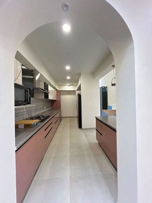 Kitchen in 4 BHK Apartment at Tata Primanti-Tower Residences, Sector 72 – for Rent