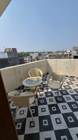 Terrace in 1 RK Builder Floor at Freedom Fighters Enclave – for Rent