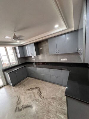 Kitchen in 3 BHK Builder Floor at Sushant Lok I – for Rent