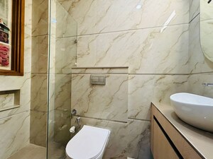 Bathroom in 4 BHK Builder Floor at Saket – for Rent