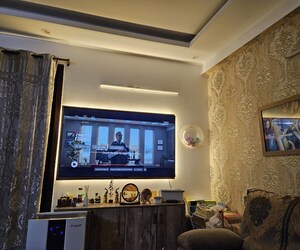 Living Room in 3 BHK Apartment at Saket – for Rent