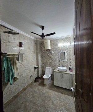 Bathroom in 3 BHK Apartment at Saket – for Rent