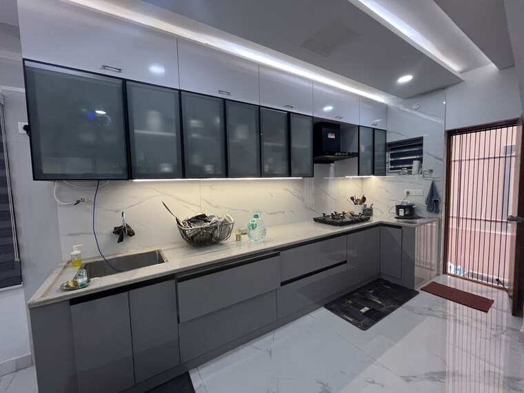 Kitchen, sri-mytri-aavasa 4 Bedroom 3300 Sq.Ft. Villa In Mokila Hyderabad 10768965
