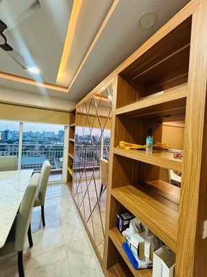 Kitchen in 3 BHK Apartment at Vibhuti Khand – for Rent