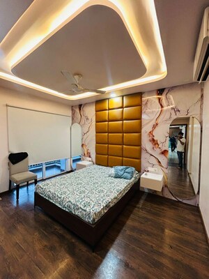 Bedroom in 3 BHK Apartment at Vibhuti Khand – for Rent