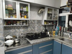 Kitchen in 2 BHK Apartment at Navkarmik Shiv Shubharambh, Malad East – for Sale