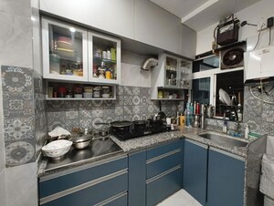 Kitchen in 2 BHK Apartment at Navkarmik Shiv Shubharambh, Malad East – for Sale