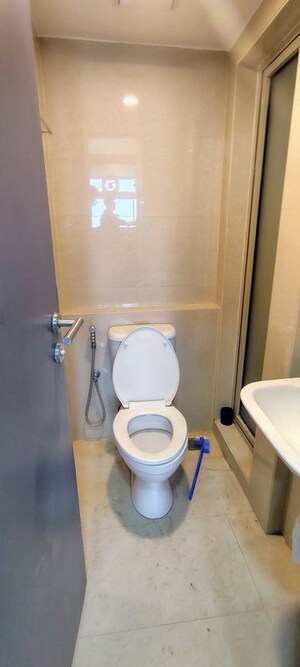 Bathroom in 1 BHK Apartment at Hiranandani Estate Solitaire C, Thane West – for Rent