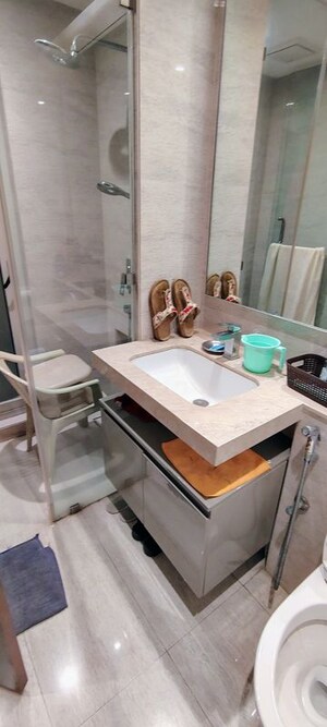 Attached Bathroom in 3 BHK Apartment at One Hiranandani Park Preston, Ghodbunder Road – for Sale