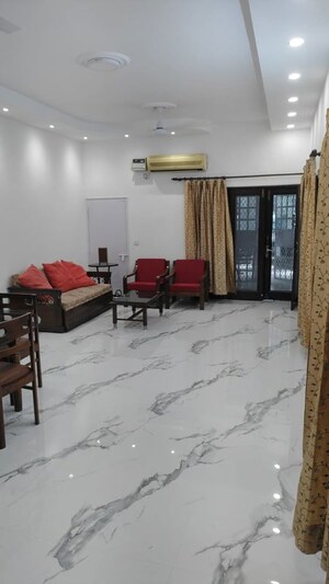 Living Room in 3 BHK Builder Floor at Kalkaji – for Rent