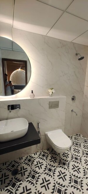 Bathroom in 3 BHK Apartment at Skyline Elevate, Ramgarh Bhudda – for Sale