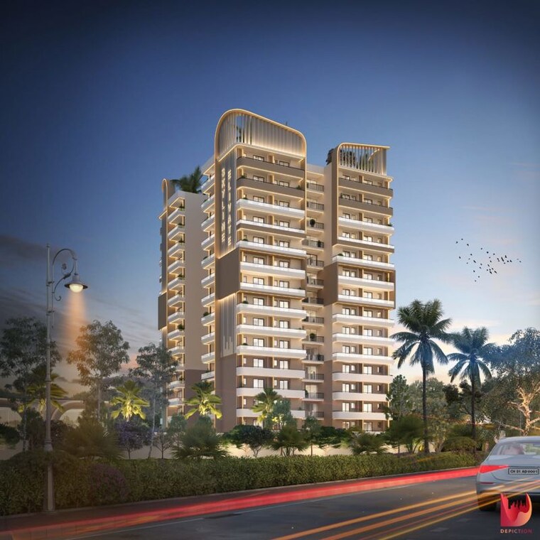 Exterior View, skyline-elevate 3 Bedroom 1138 Sq.Ft. Apartment In Ramgarh Bhudda Zirakpur 10769100