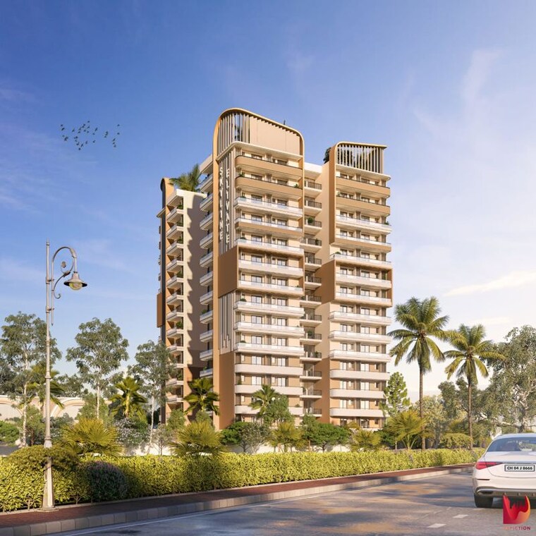 Exterior View, skyline-elevate 3 Bedroom 1138 Sq.Ft. Apartment In Ramgarh Bhudda Zirakpur 10769100