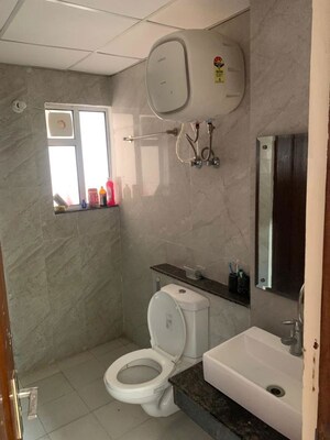 Bathroom in 3 BHK Apartment at Motiaz Royal Citi, Ambala Highway – for Rent
