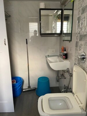 Bathroom in 2 BHK Apartment at Bandra West – for Rent