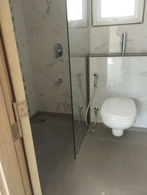 Bathroom in 3 BHK Apartment at Kumar Megapolis Mystic, Hinjewadi – for Rent