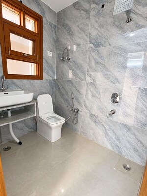 Bathroom in 3 BHK Builder Floor at Chattarpur – for Rent