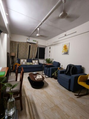 Living Room in 2 BHK Apartment at Bandra West – for Rent