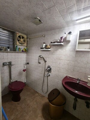 Bathroom in 2 BHK Apartment at Bandra West – for Rent