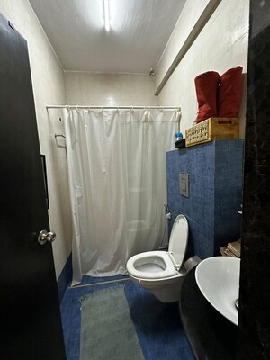 Bathroom in 1 BHK Apartment at Abhishek Apartment Andheri West, Andheri West – for Rent