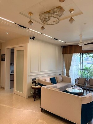 Living Room in 2 BHK Apartment at Khar West – for Rent