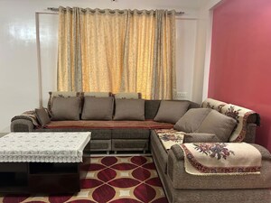 Living Room in 2 BHK Apartment at M.K Morya Heights, Kharghar – for Rent