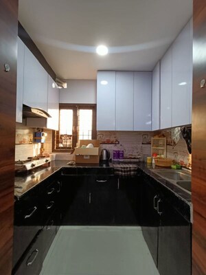 Kitchen in 3 BHK Builder Floor at Shivalik Colony – for Rent