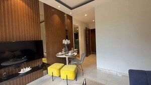 Living Room in 1 BHK Apartment at Carter Apartments, Bandra West – for Rent