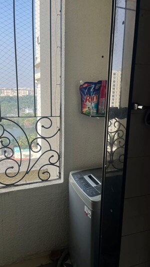 Balcony in 2 BHK Apartment at Lake Pleasant, Powai – for Rent