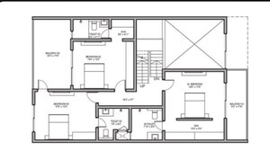Floor Plan in 3 BHK Apartment at Birla Trimaya, Devanahalli – for Sale
