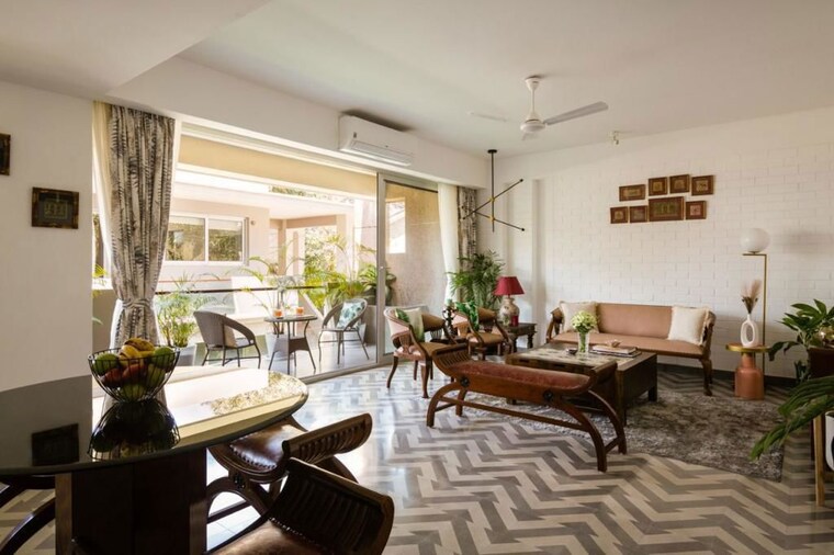 Room, serenity-spaces 2 Bedroom 1600 Sq.Ft. Apartment In Calangute Goa 10769288