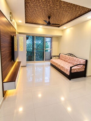 Living Room in 2 BHK Apartment at Bhakti Pearl, Kasarvadavali – for Sale
